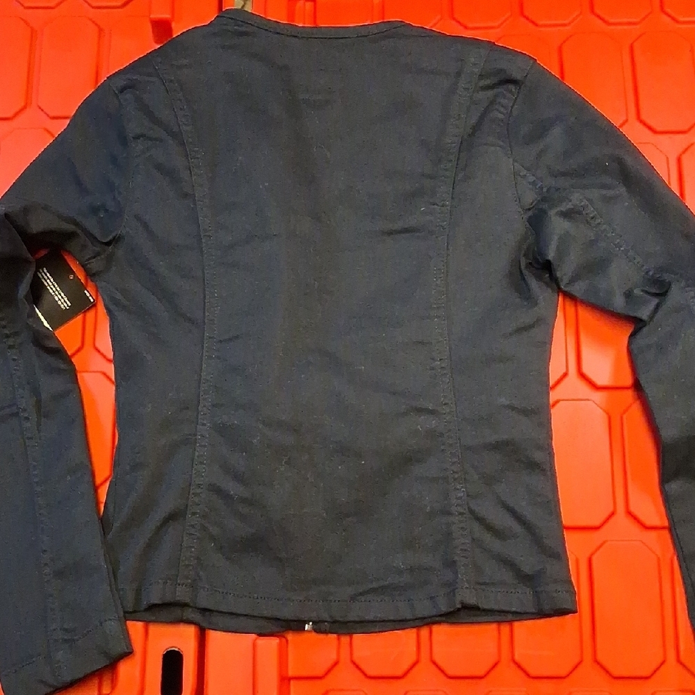 Lee Women's Black Jean Jacket with Zipper - Picture 6 of 6